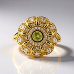 Anello in argento con Sfene