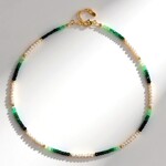 Collana in argento con Smeraldo Brasiliano