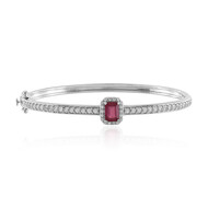 Brazalete en plata con Rubí de Bemainty