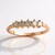 Anello in argento con Diamante Rose de France VS1 di Argyle (Annette)