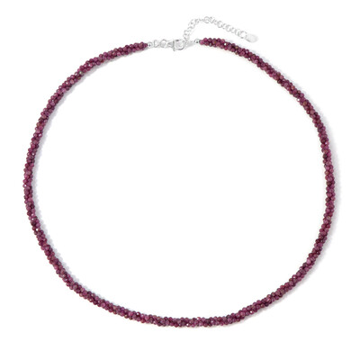 Collier en argent et Rubis