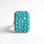 Anello in argento con Turchese Sleeping Beauty (Faszination Türkis)
