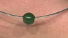 Zilveren hanger met een Nefriet (MONOSONO COLLECTION)