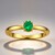 Anello in argento con Smeraldo Zambia