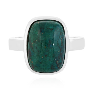 Anello in argento con Crisocolla