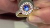 Zilveren ring met een Madagaskar Blauwe Saffier