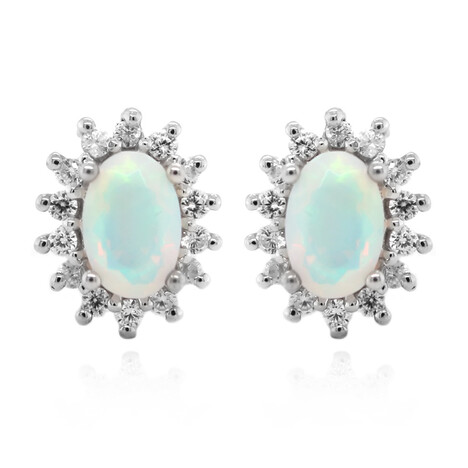 Orecchini in argento con Opale di Welo