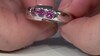 Zilveren ring met Braziliaanse roze toermalijnen (Pallanova)