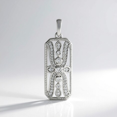Ciondolo in argento con Zircone