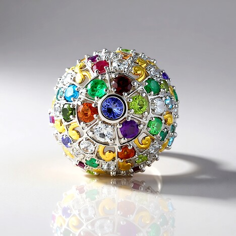 Anello in argento con Tanzanite (Gems en Vogue)