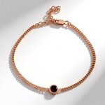 Bracciale in argento con Granato d’India (Adela Silber)