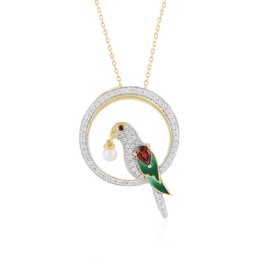 Collana in argento con Granato d’India