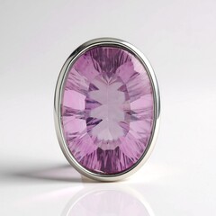 Colgante en plata con Fluorita rosa