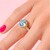 9K Swiss Blue Topaz Gold Ring (Glenn Lehrer)
