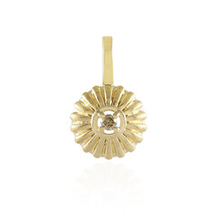 I2 Champagne Diamond Silver Pendant (de Melo Essence)