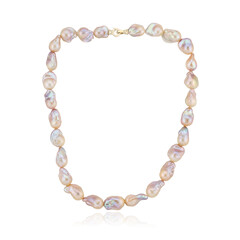 Süßwasserzuchtperlen-Goldcollier (TPC)