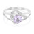 Zilveren ring met een lavendel amethist