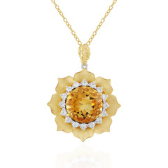 Collar en plata con Citrino