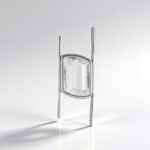 Ciondolo in argento con Quarzo Bianco (MONOSONO COLLECTION)