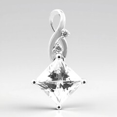 Ciondolo in argento con Danburite