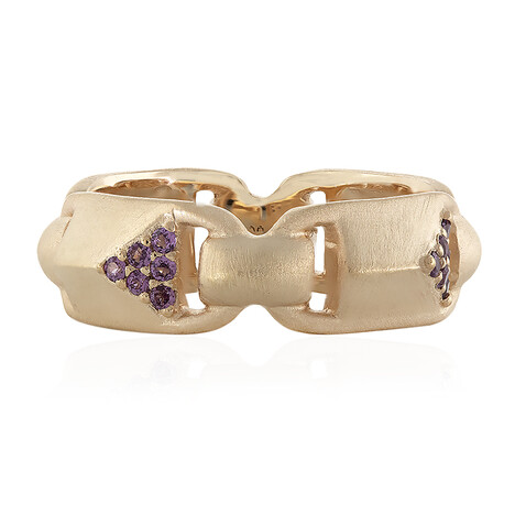 Rhodolite Silver Ring