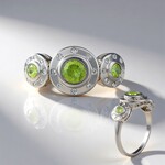 Anello in argento con Sfene