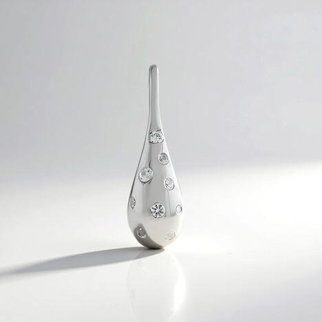 Ciondolo in argento con Zircone (MONOSONO COLLECTION)