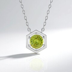 Collana in argento con Sfene