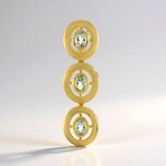 Ciondolo in argento con Ametista Verde (MONOSONO COLLECTION)