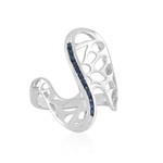 Zilveren ring met blauwe saffieren (Ornaments by de Melo)