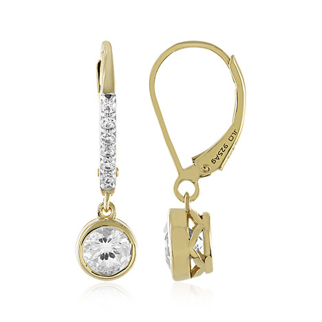 Danburit-Silberohrringe