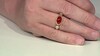 Zilveren ring met een carneool (KM by Juwelo)