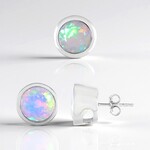 Parure in argento con Opale di Welo AAA (de Melo Essence)