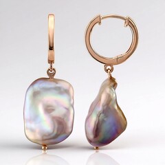 Orecchini in argento con Perla Ming (TPC)