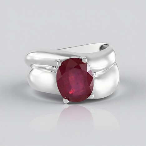Anello in argento con Rubino del Madagascar (de Melo Essence)