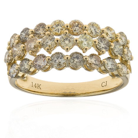 Anello in oro con Diamante Fancy SI2 (CIRARI)