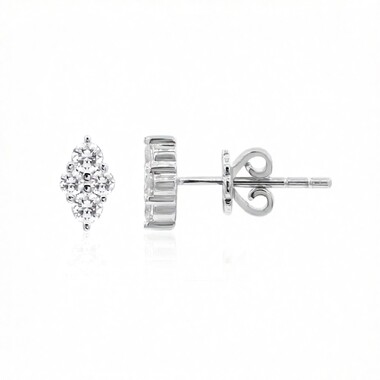 Gouden oorbellen met IF Diamanten (D) (Annette)