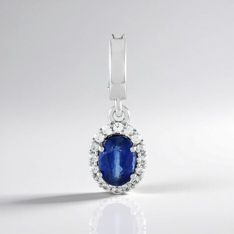 Ciondolo in argento con Cianite del Nepal