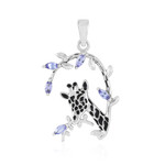 Pendentif en argent et Tanzanite