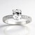 Anello in argento con Topazio Bianco