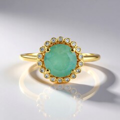 Anello in argento con Grandidierite