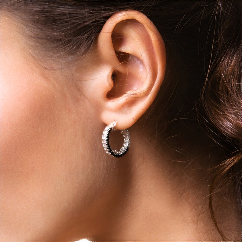 Kolczyki na srebro i Topaz biały (Dallas Prince Designs)