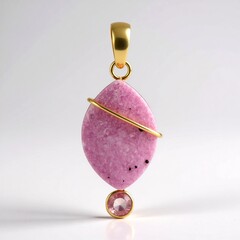 Ciondolo in argento con Cobalto Calcite (Bali Barong)