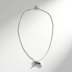 Collana in argento con Diaspro Paesaggio (Desert Chic)