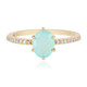 Gouden ring met een Paraibe opaal (AMAYANI)
