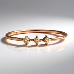 Anello in oro con Diamante Rose de France SI1 di Argyle (Annette)