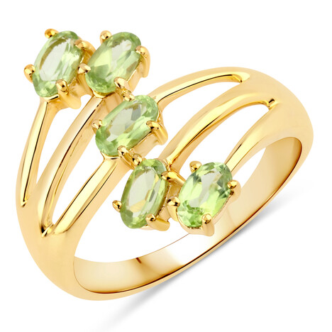Anello in argento con Peridoto