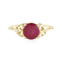 Anillo en oro con Rubí de Madagascar