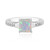 Bague en argent et Opale Welo