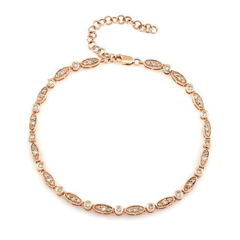 Bracelet en or et Diamant champagne I2 (KM by Juwelo)